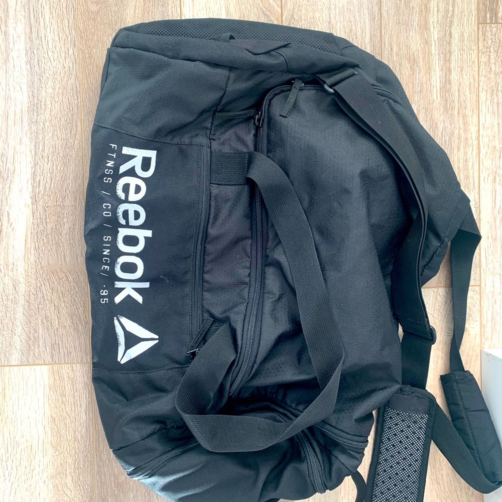 Reebok black sport bag